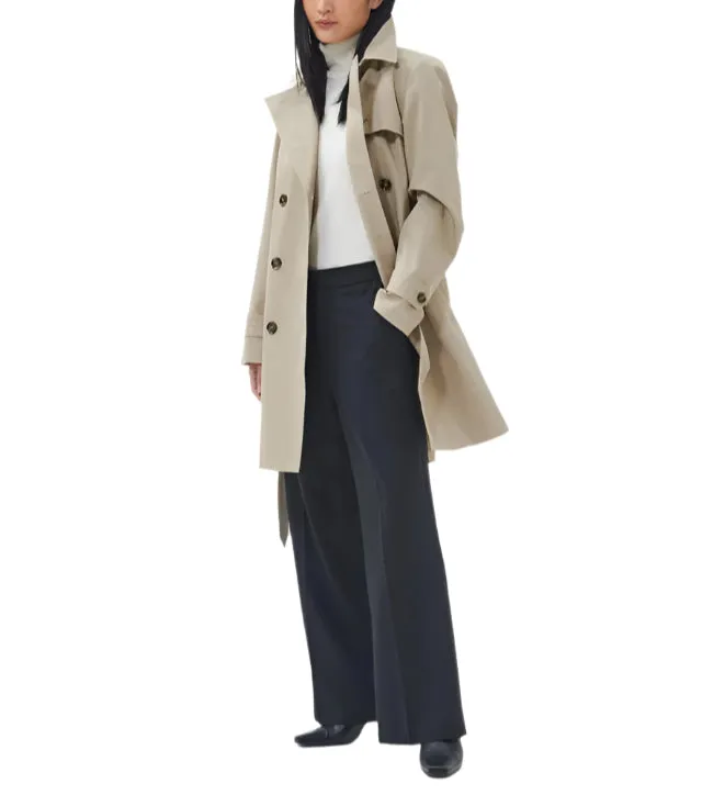 Barbour Women's Short Greta Showerproof Trench Coat