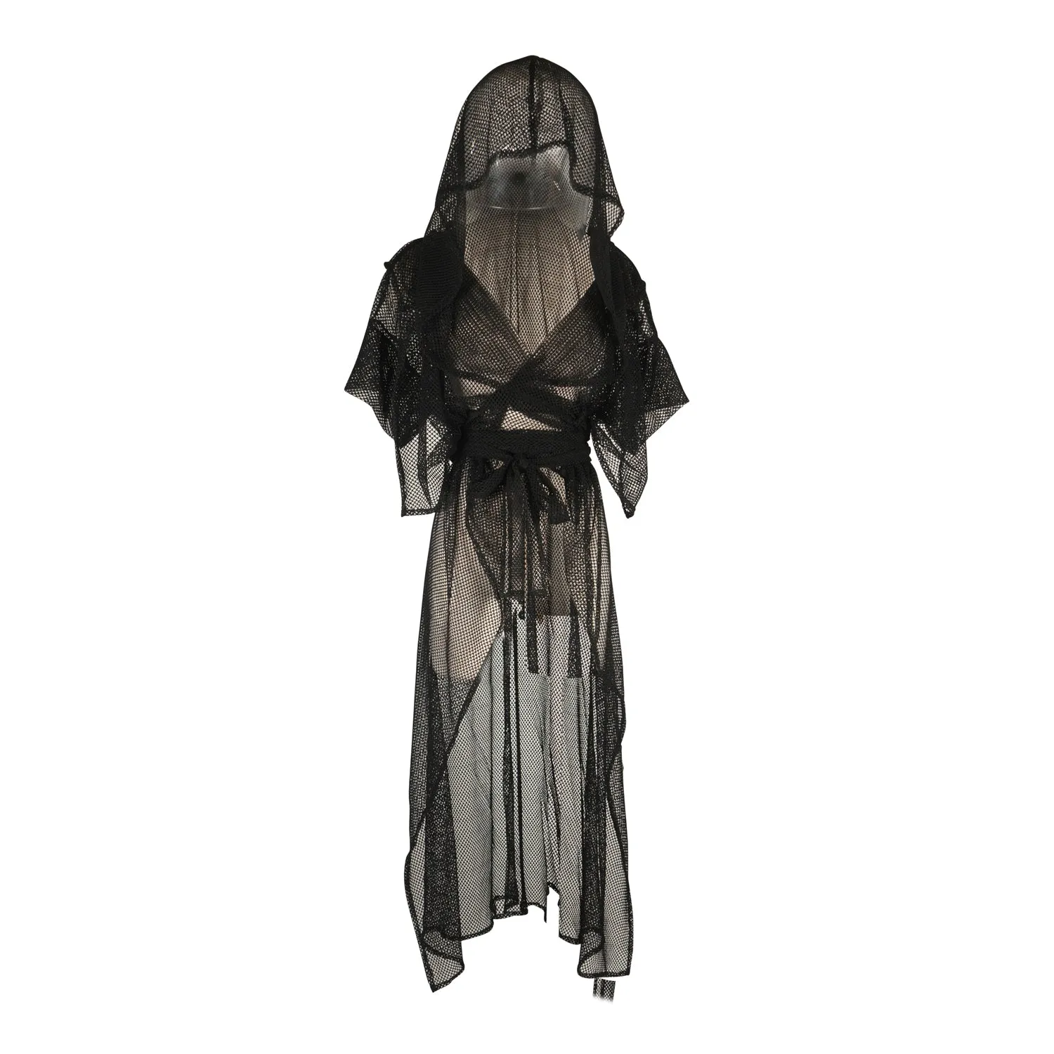Black Mesh TrenchCloak