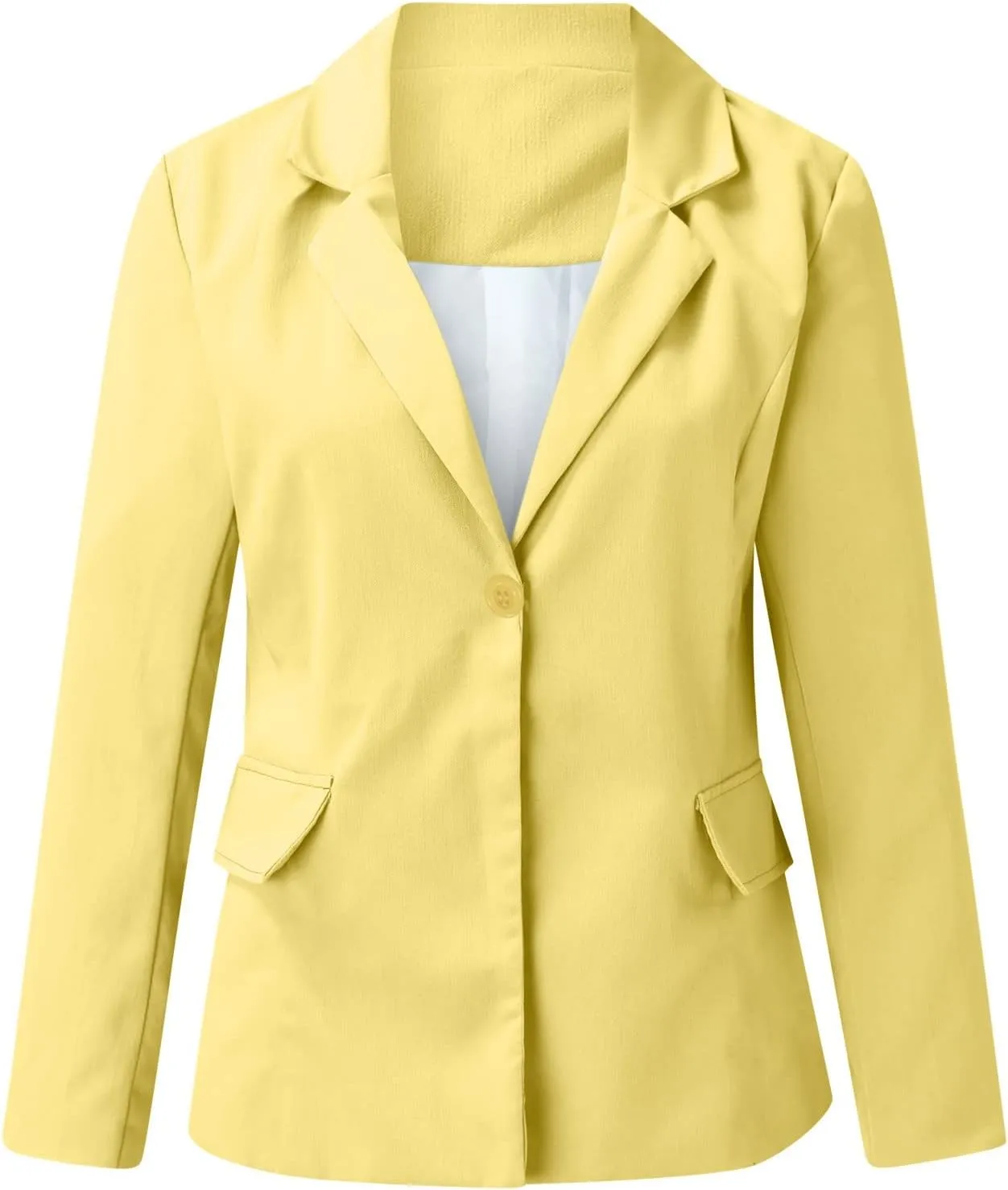 Blazer Jackets Women Open Front Suit Coats Long Sleeve Casual Work Office Blazers 2024 Trendy Business Dress Cardigan