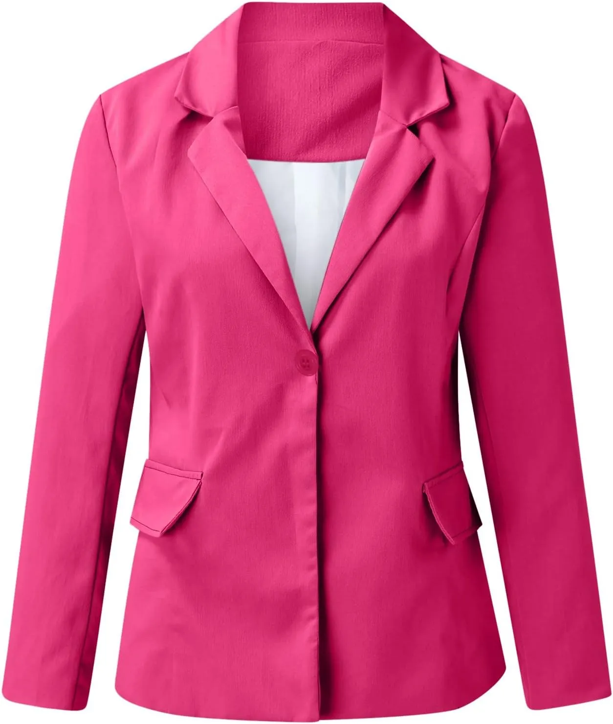Blazer Jackets Women Open Front Suit Coats Long Sleeve Casual Work Office Blazers 2024 Trendy Business Dress Cardigan