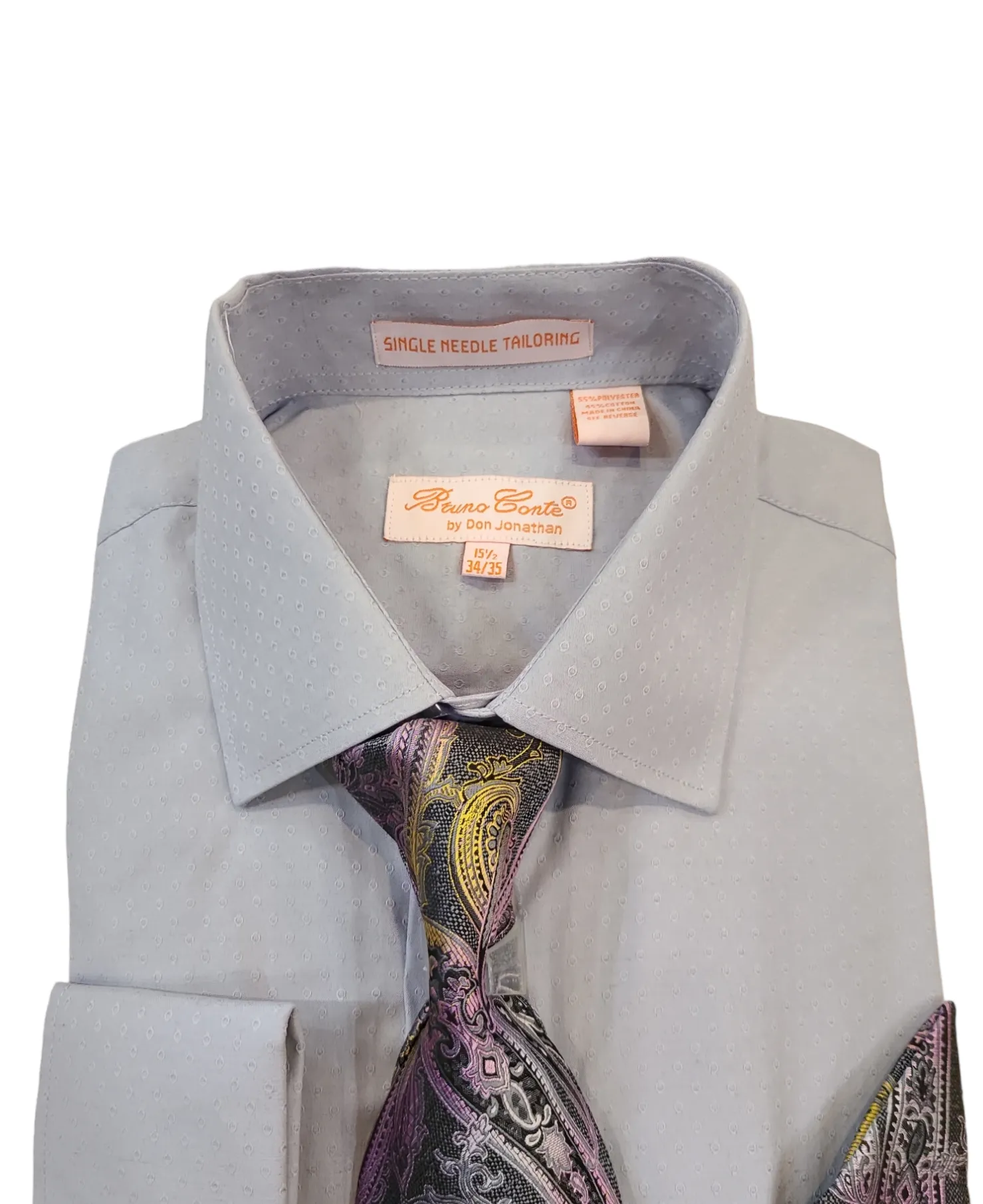 Bruno Conte French Cuff D-Shirt Combo