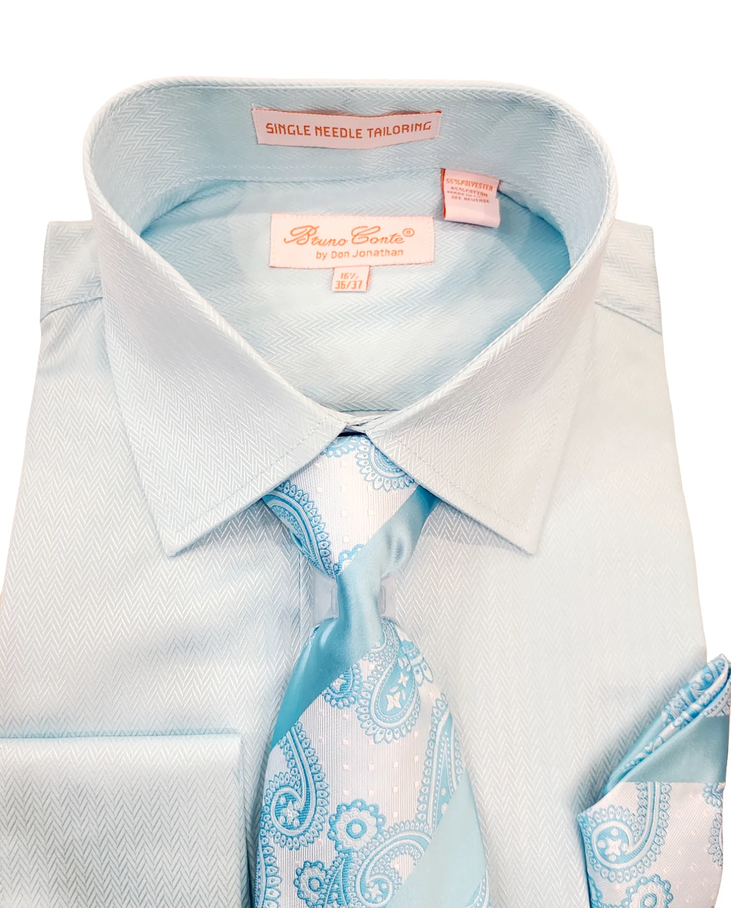 Bruno Conte French Cuff D-Shirt Combo