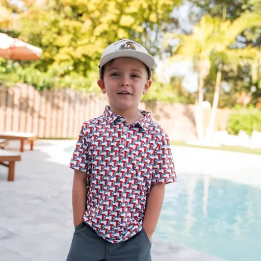Burlebo Youth Polo | Texas Flags