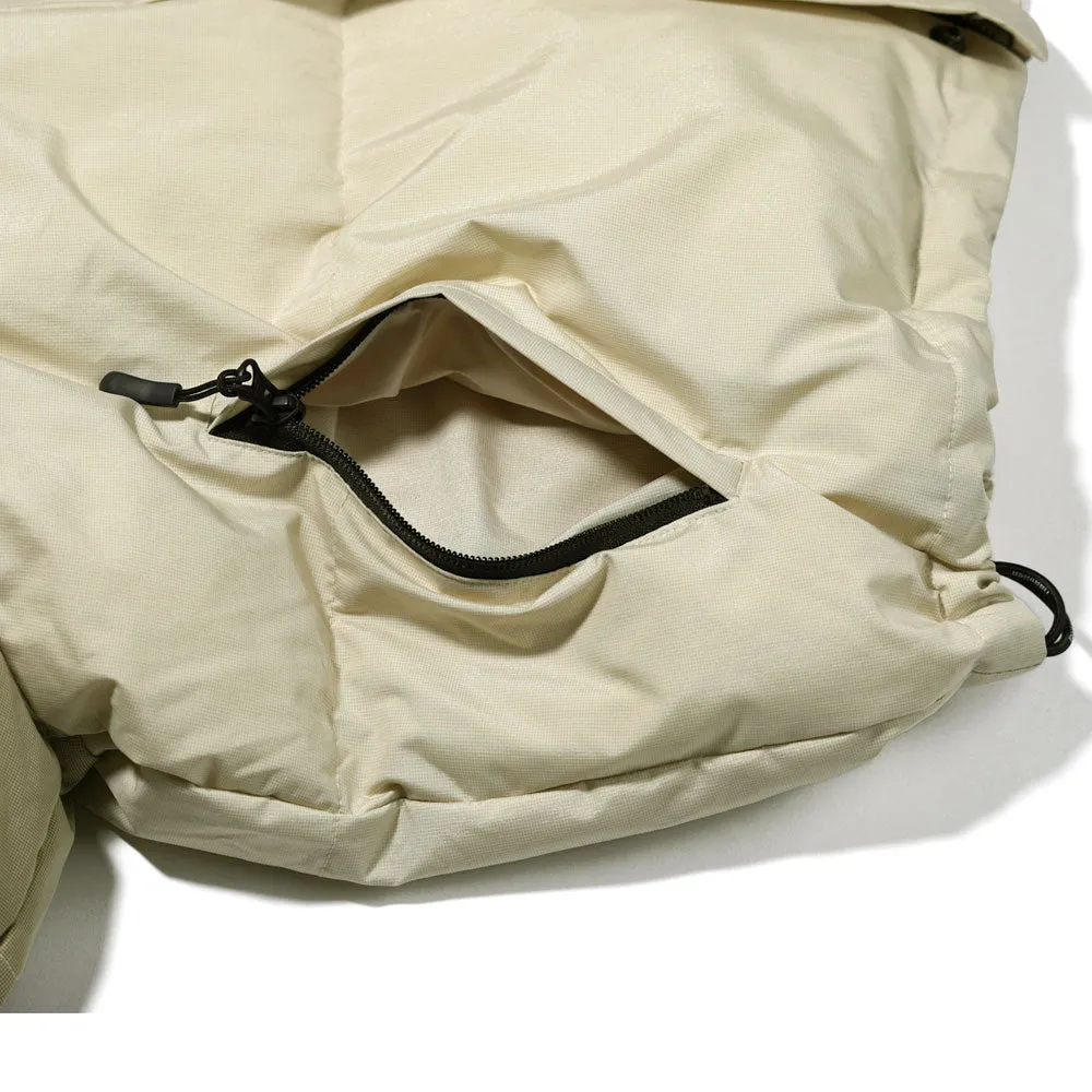 COMFY SHORT DOWN PADDING JUMPER CREAM BEIGE