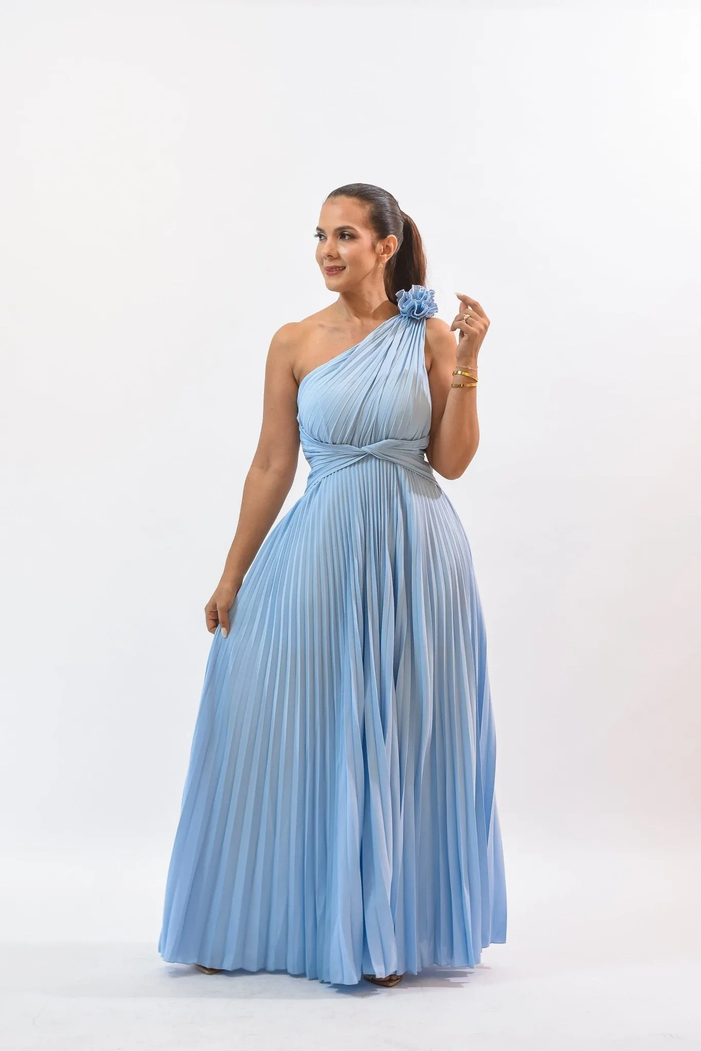 Elegance Day Maxi Dress Blue