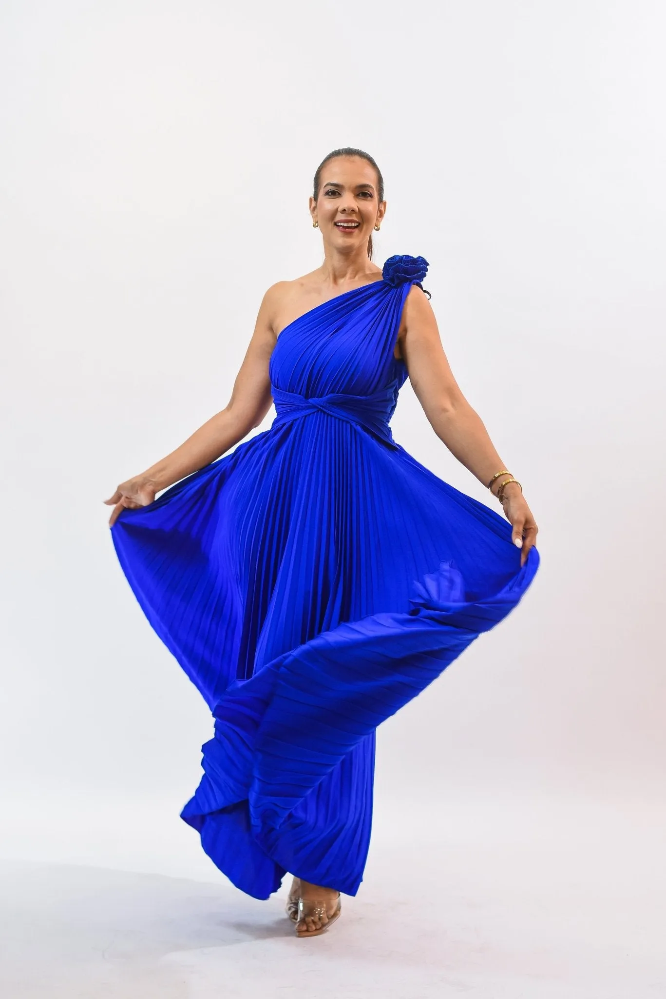 Elegance Day Maxi Dress Blue