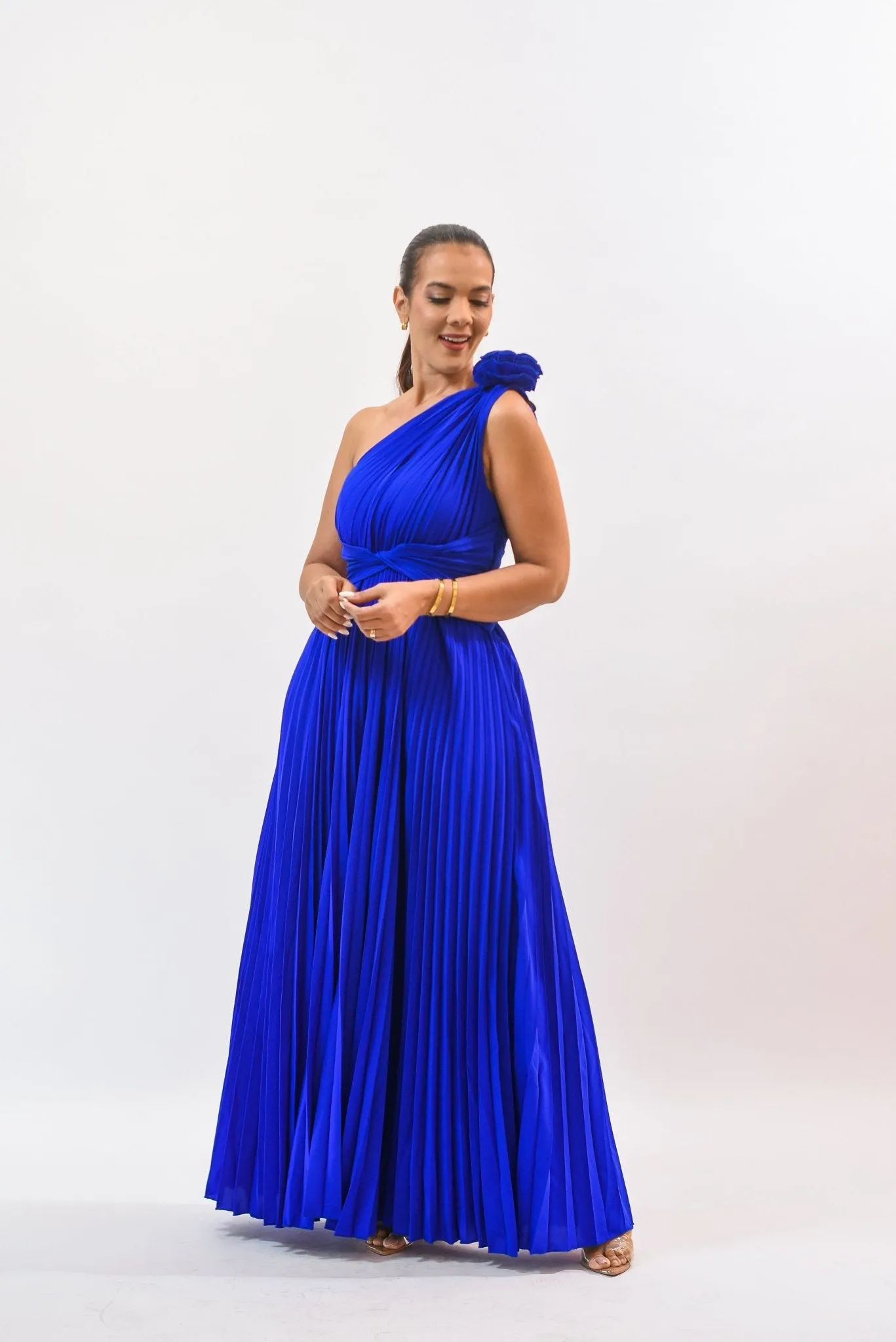 Elegance Day Maxi Dress Blue