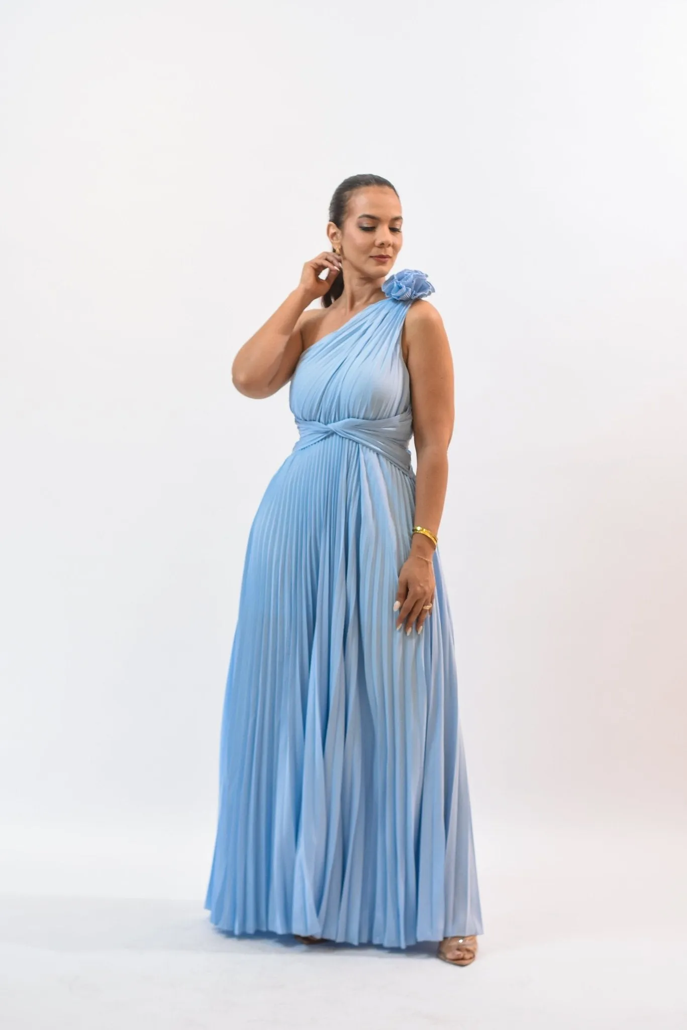 Elegance Day Maxi Dress Blue