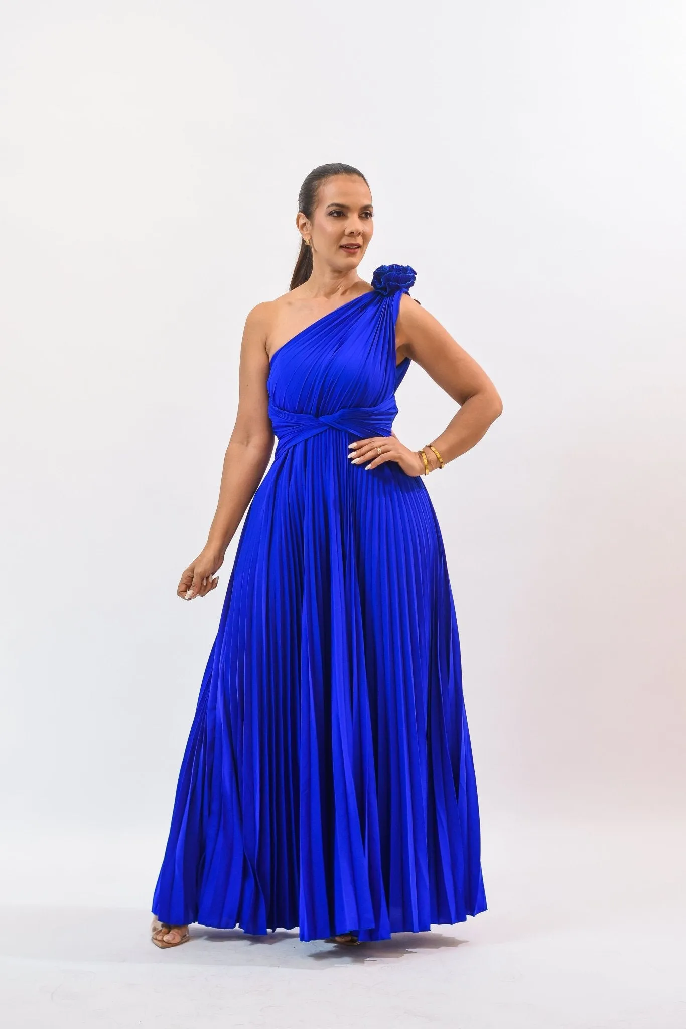Elegance Day Maxi Dress Blue