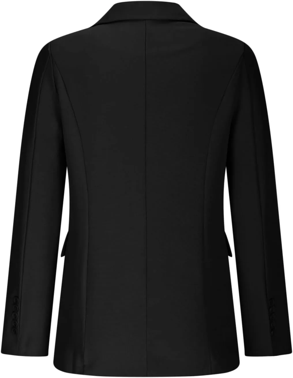 Firzero Women Blazer Black Business Casual Fall Office Suits Fashion 2024 Trendy Padded Shoulder Jacket
