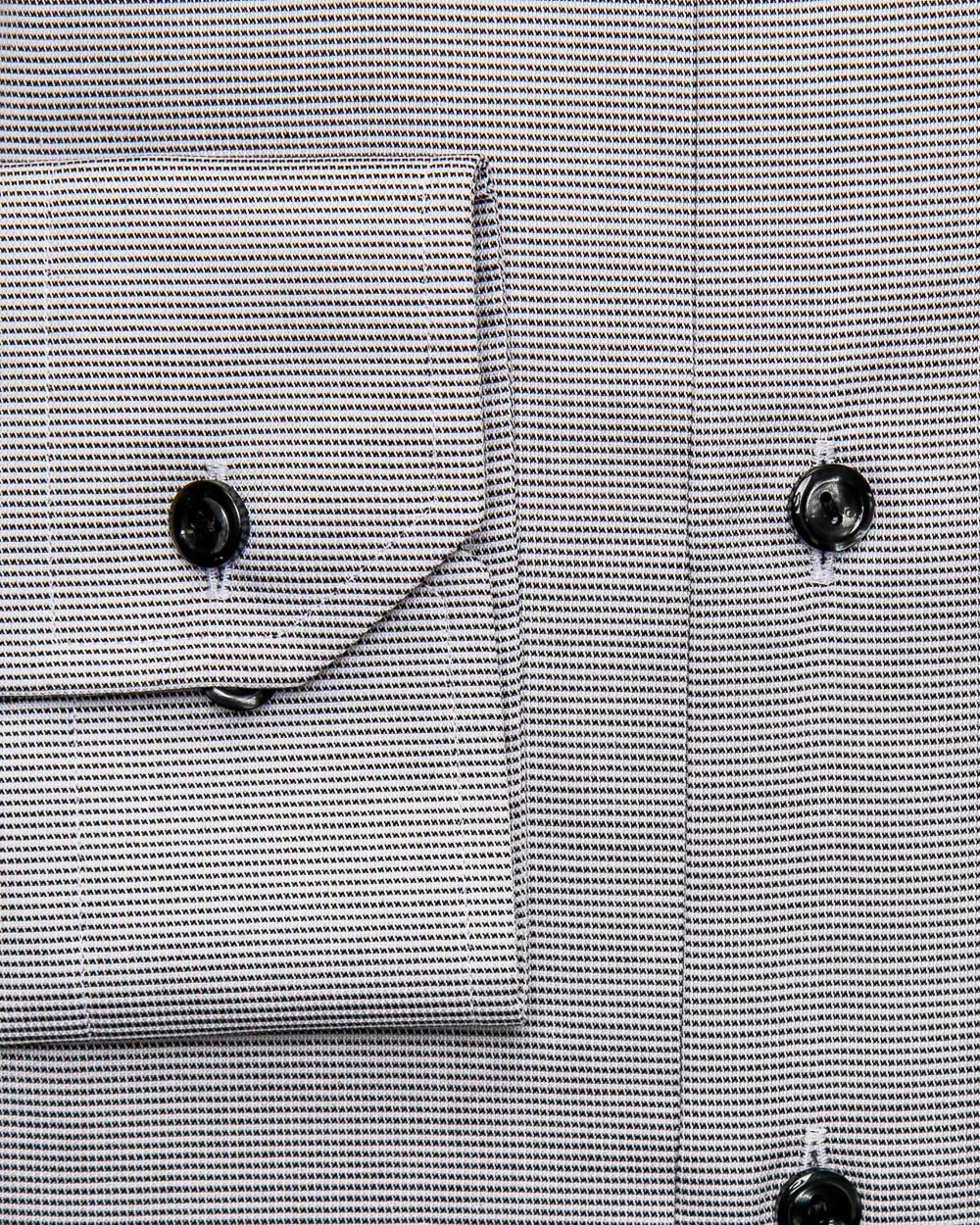 Grey Micro Geometric Dress Shirt