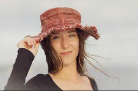 Hemp Sun Hat - The Amelia Stripe