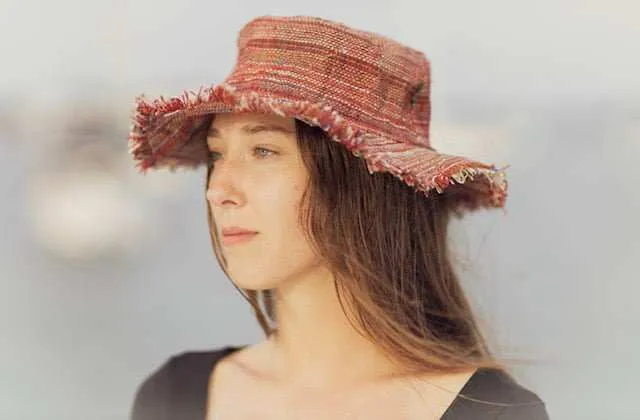 Hemp Sun Hat - The Amelia Stripe