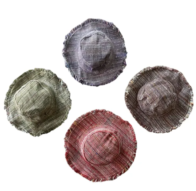 Hemp Sun Hat - The Amelia Stripe