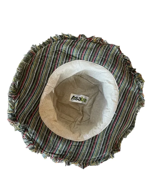Hemp Sun Hat - The Amelia Stripe