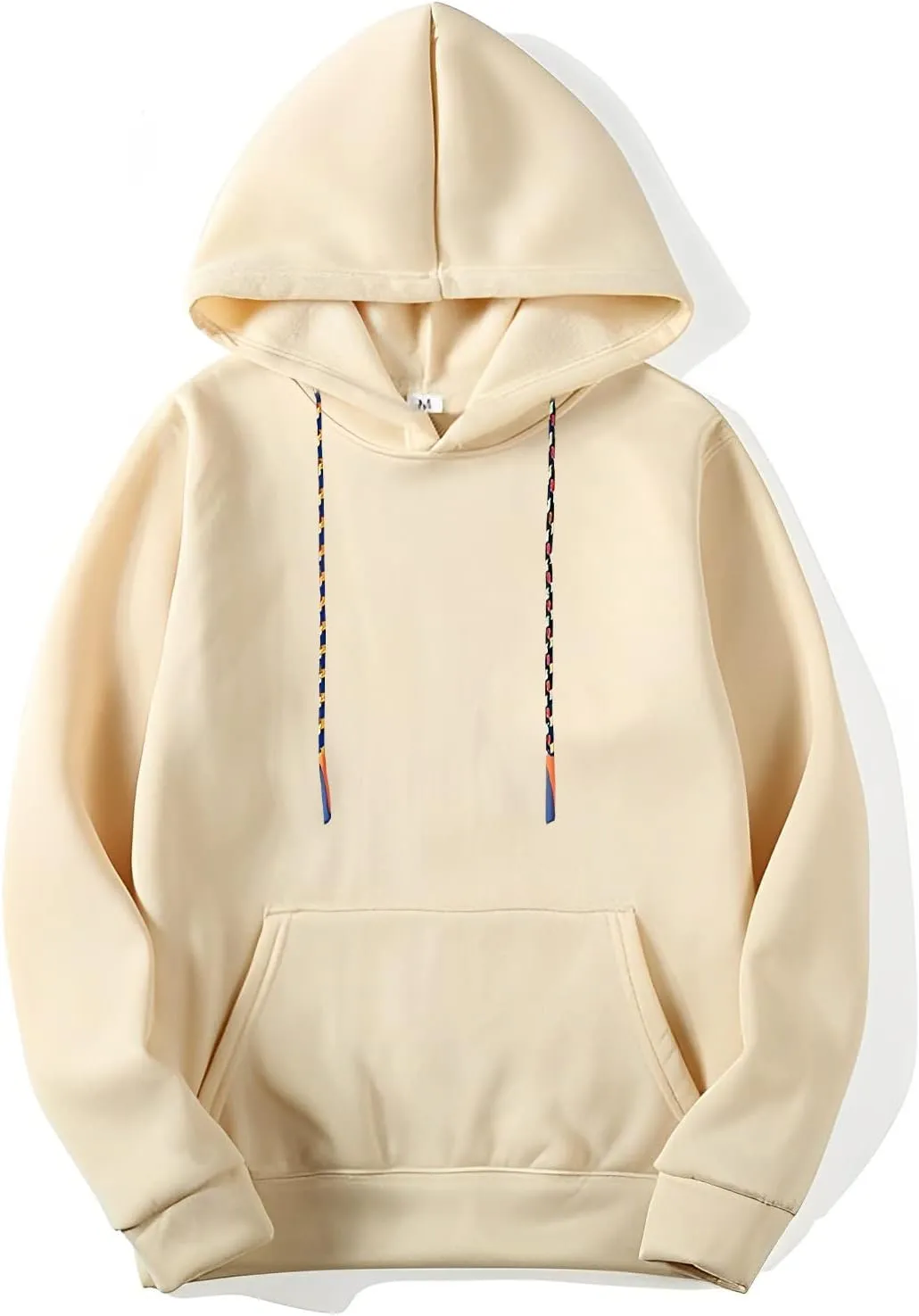 JIHUILAI Mens hoodie Fleece Hoodie Men Cotton-Blend Hooded Sweatshirt Solid Color Drawstring Hooded (S-3XL)
