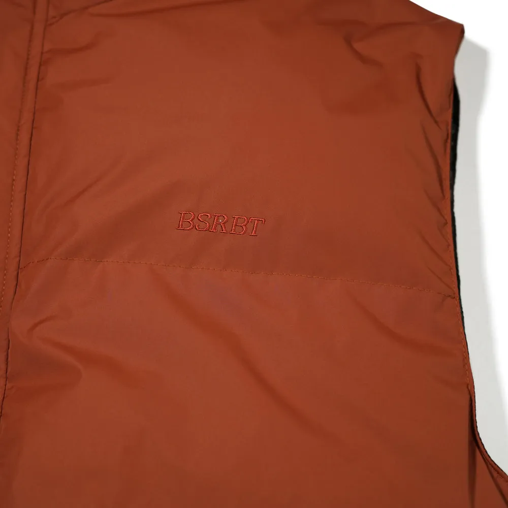 LOGO DOWN PADDING VEST CAMEL