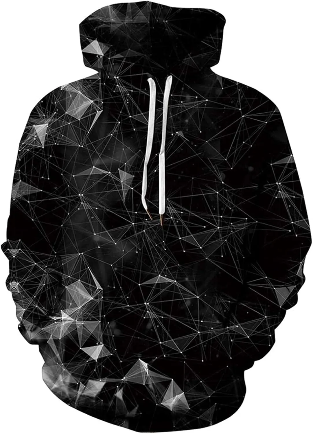 Men 3D Print Pullover Hoodies - Teen Women Graphic Sweatshirt