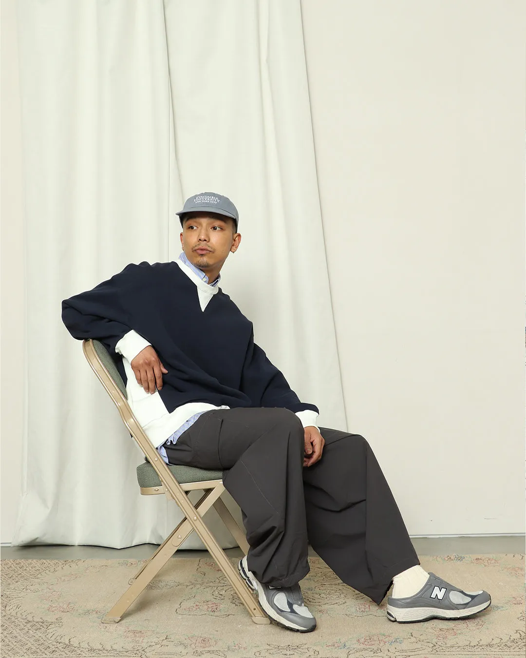 NYLON TOWN SUITS' Rip stop  Stretch Nylon Baloon Cargo Pants＜RC-24053＞