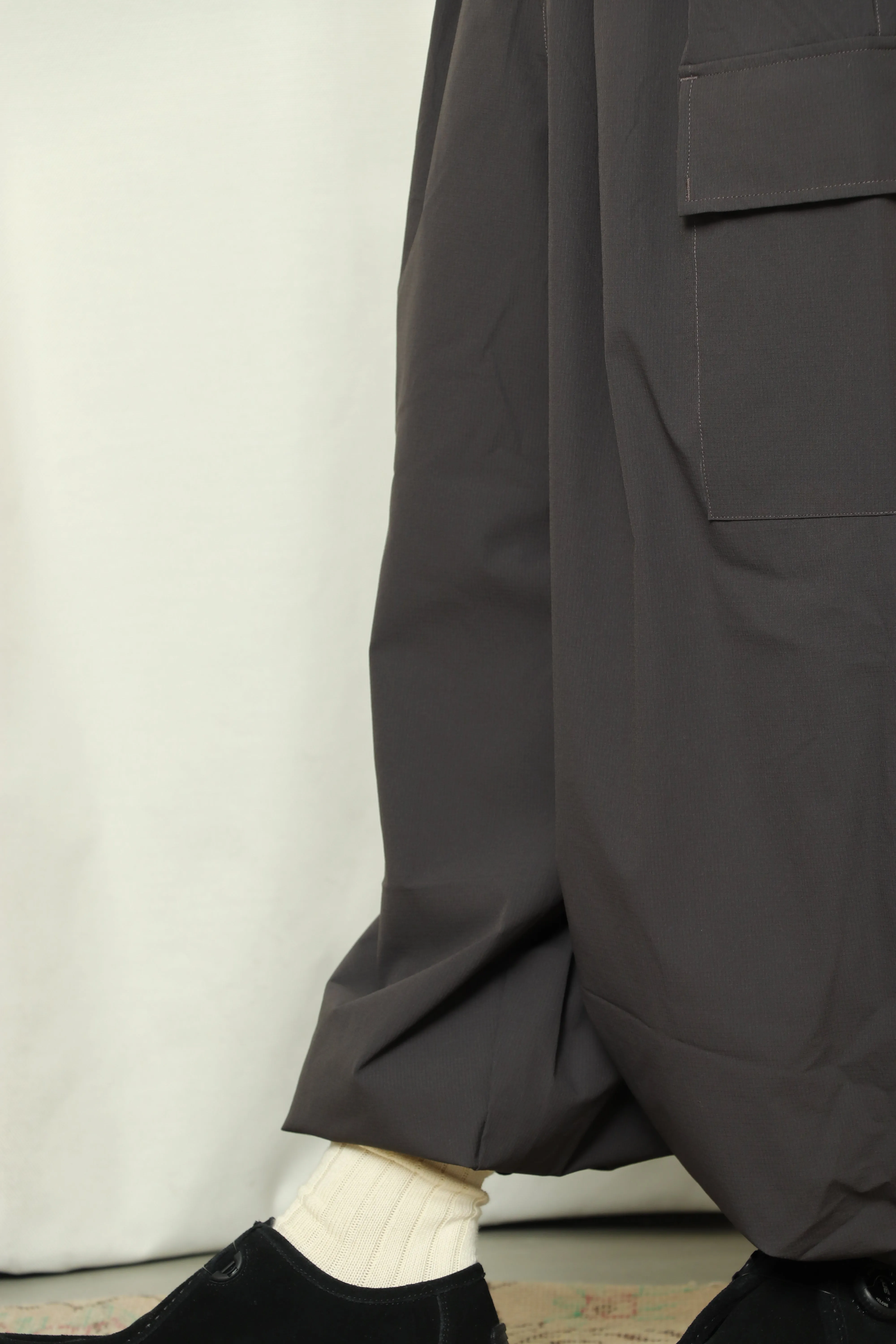 NYLON TOWN SUITS' Rip stop  Stretch Nylon Baloon Cargo Pants＜RC-24053＞