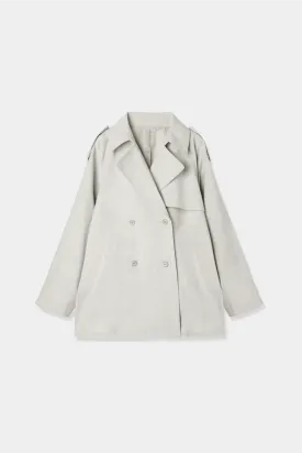 over trench short coat