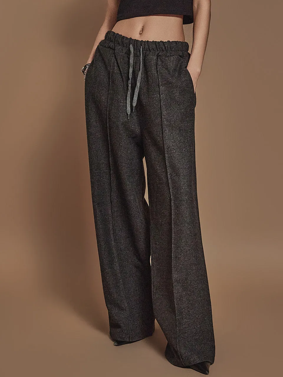 P3309 Pintuck sweat Pants