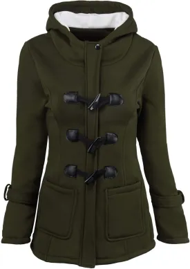 PeQAQ Women 2023 Winter Coat Plus Size Thicken Warm Wool Blend Windbreaker Jackets Fashion Fleece Lined Trench Coat Overcoats