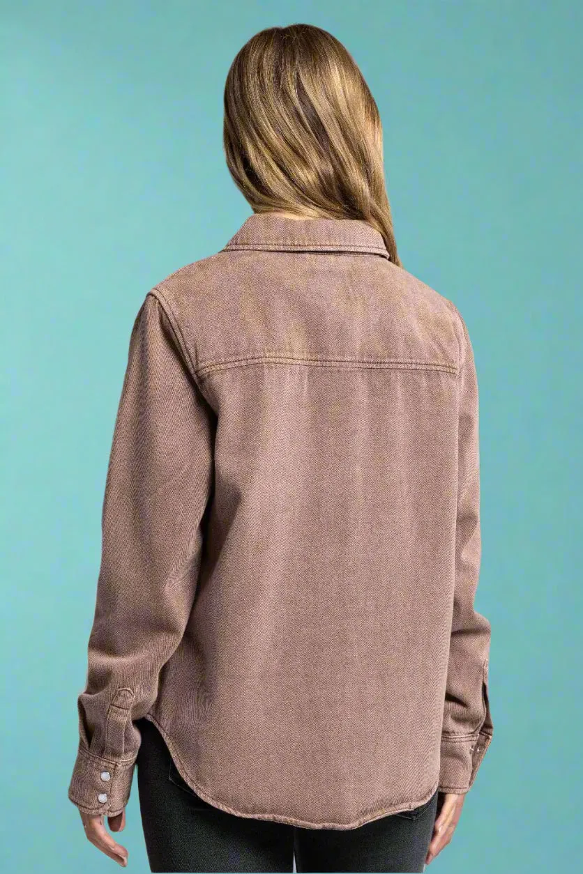Pippin Denim Jacket - Clove