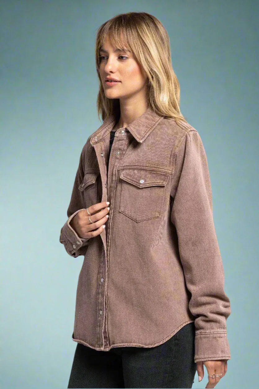 Pippin Denim Jacket - Clove