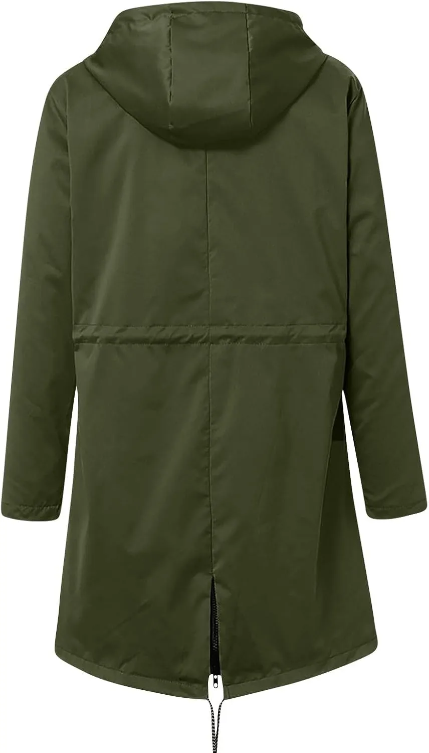 Rain Jackets for Women Windbreaker Waterproof Outdoor Srtiped Lined Coats with Hood Lightweight Raincoat with Pockets