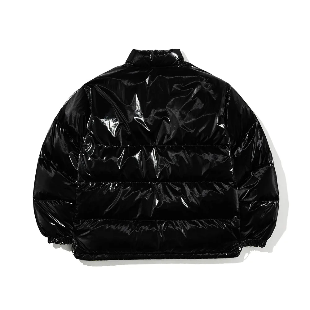 REVERSIBLE DOWN PADDING JUMPER BLACK/DOT CAMO
