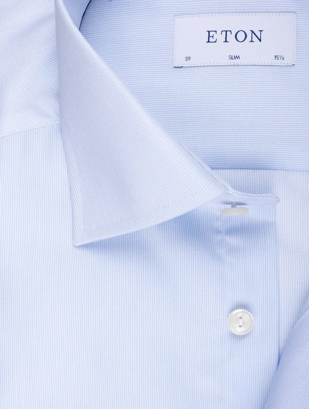 Slim Hairstripe Shirt Blue
