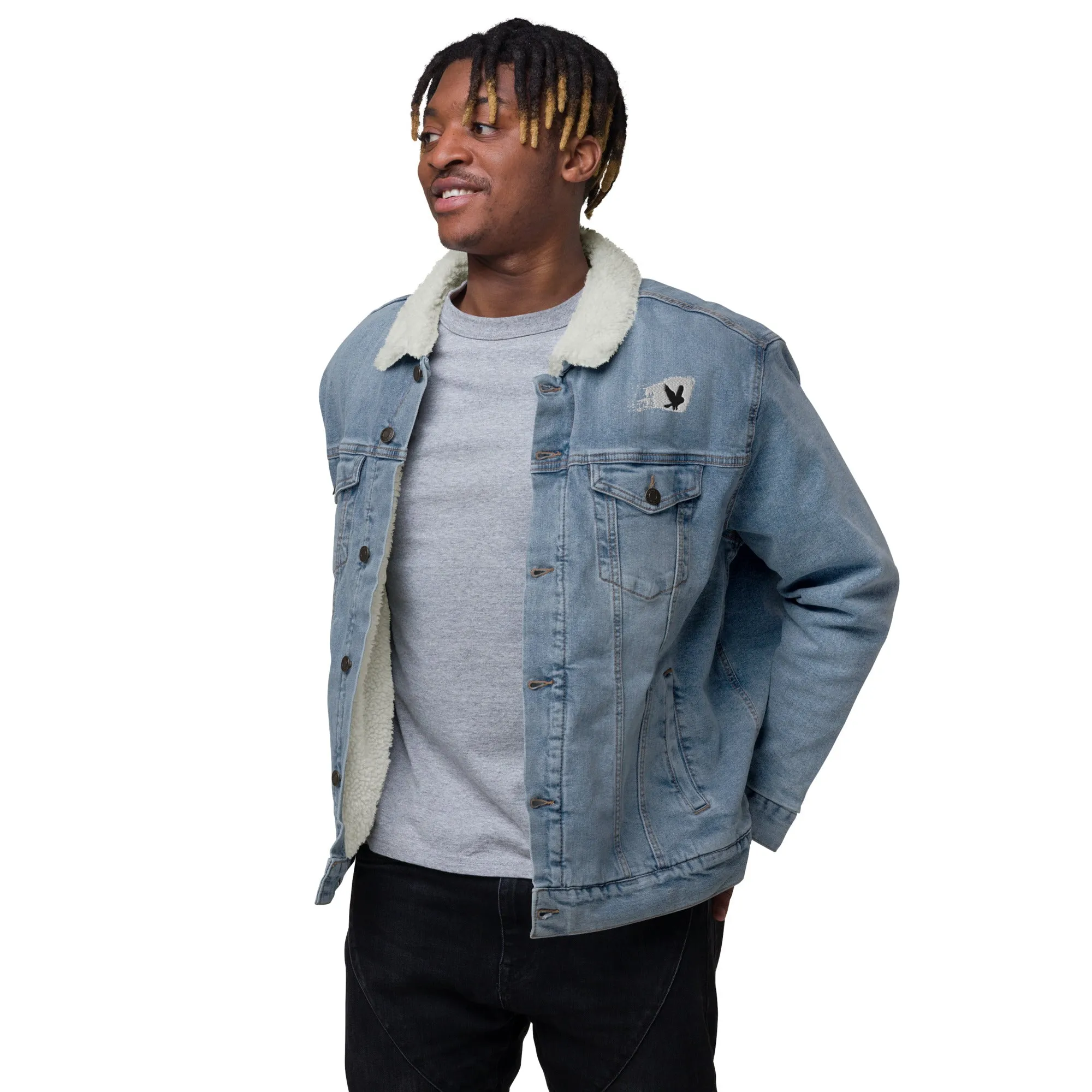 SOAR Unisex Denim Sherpa Jacket