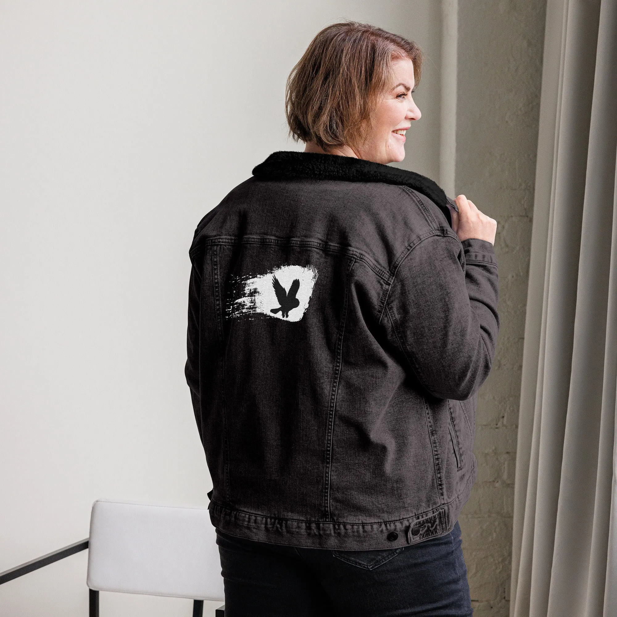 SOAR Unisex Denim Sherpa Jacket