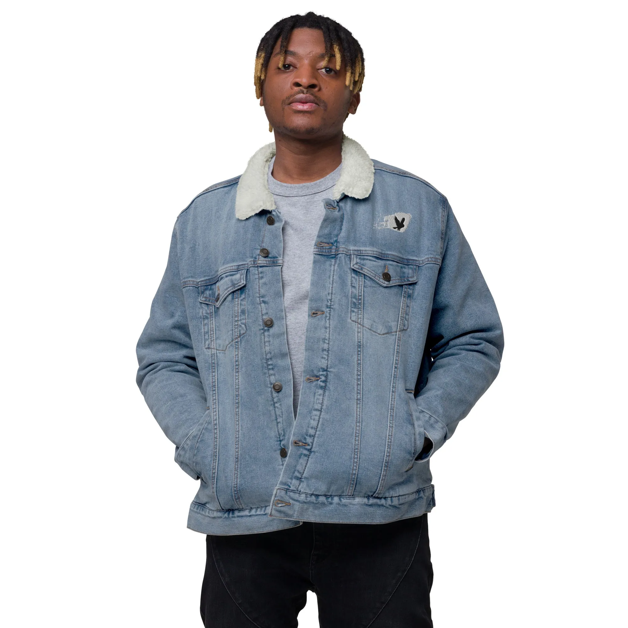 SOAR Unisex Denim Sherpa Jacket