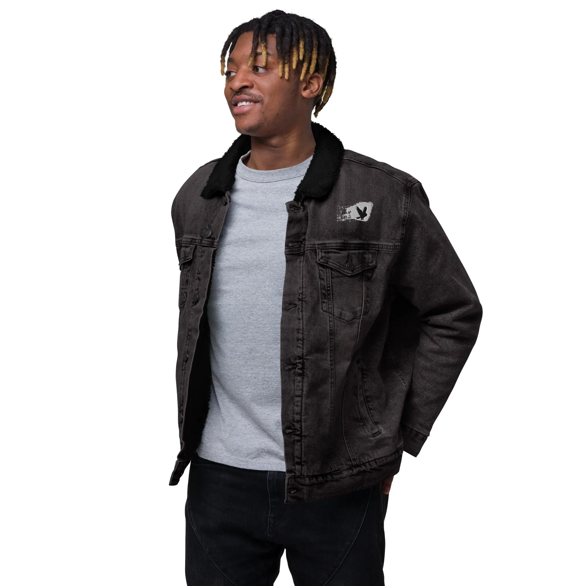 SOAR Unisex Denim Sherpa Jacket