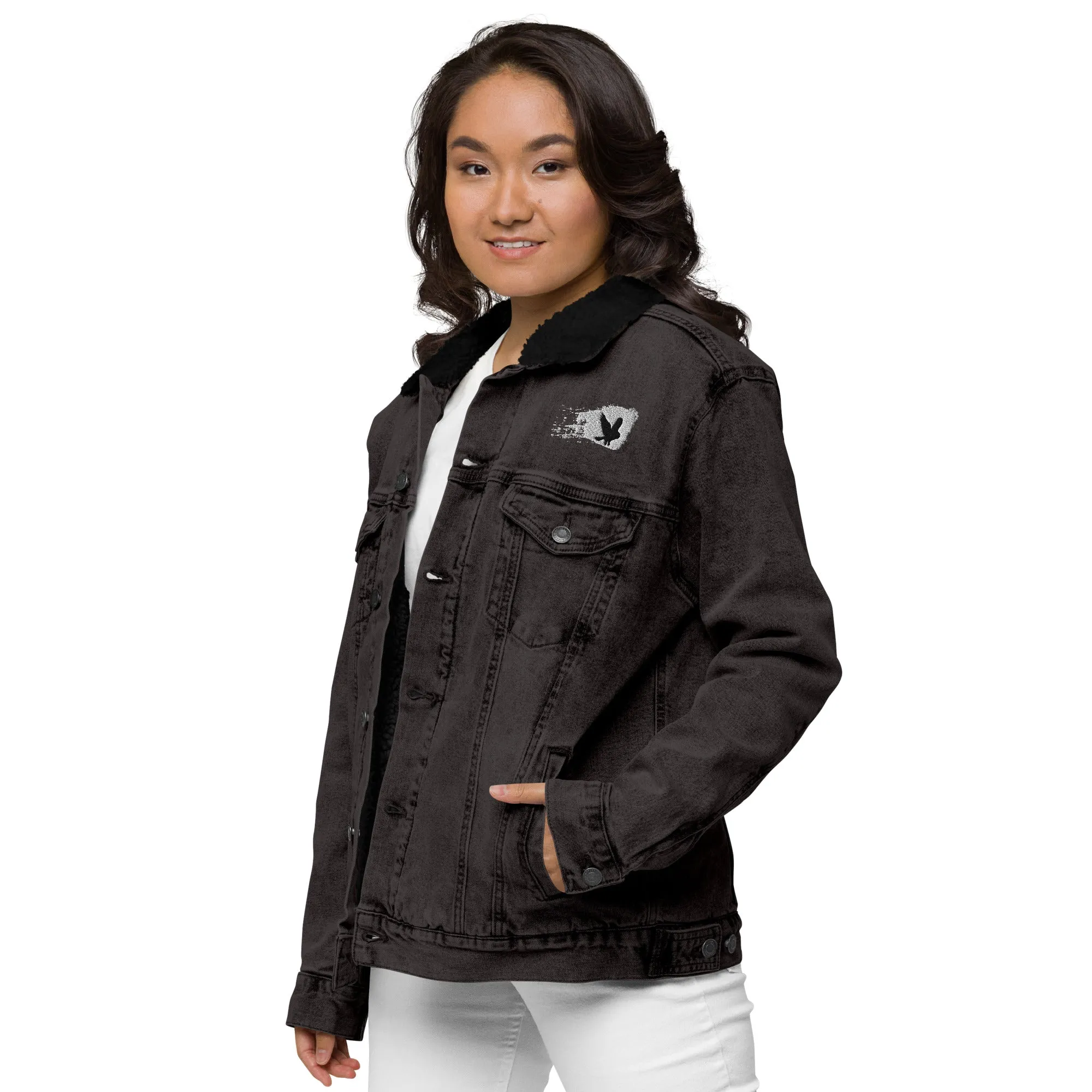 SOAR Unisex Denim Sherpa Jacket