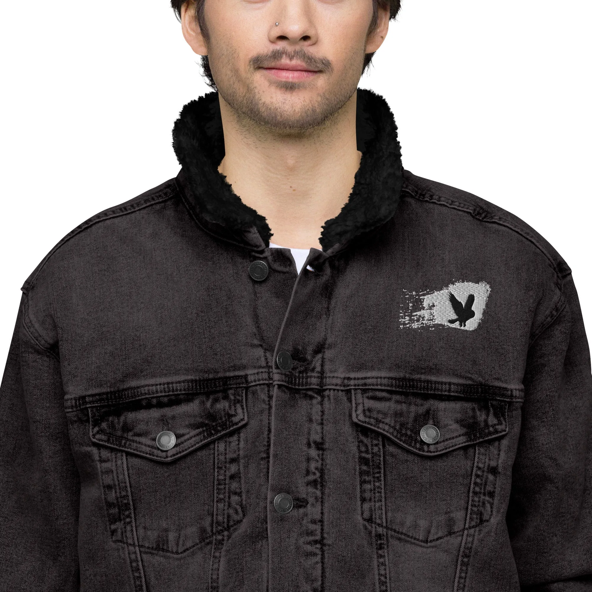 SOAR Unisex Denim Sherpa Jacket