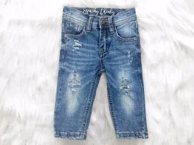 Squishy Cheeks Unisex Distressed Denim Jeans