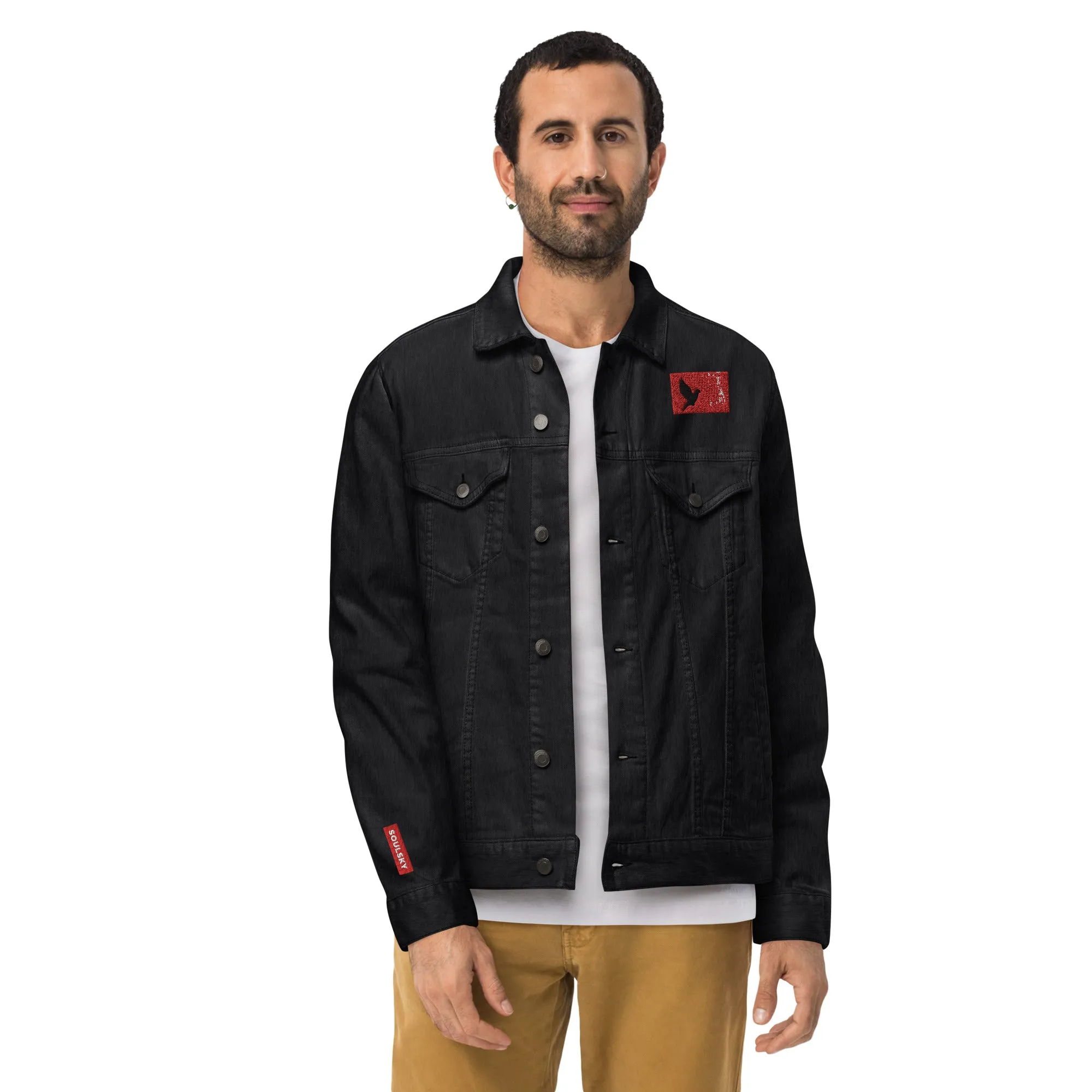 TAKE FLIGHT Unisex Denim Jacket