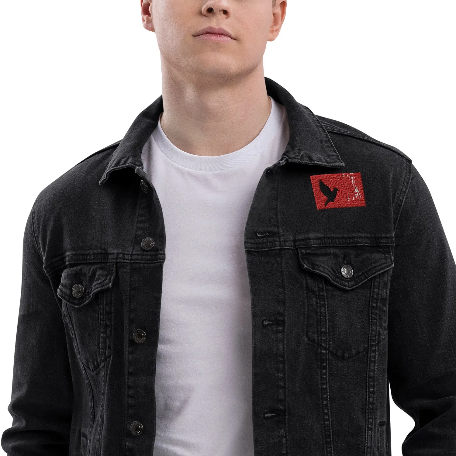 TAKE FLIGHT Unisex Denim Jacket