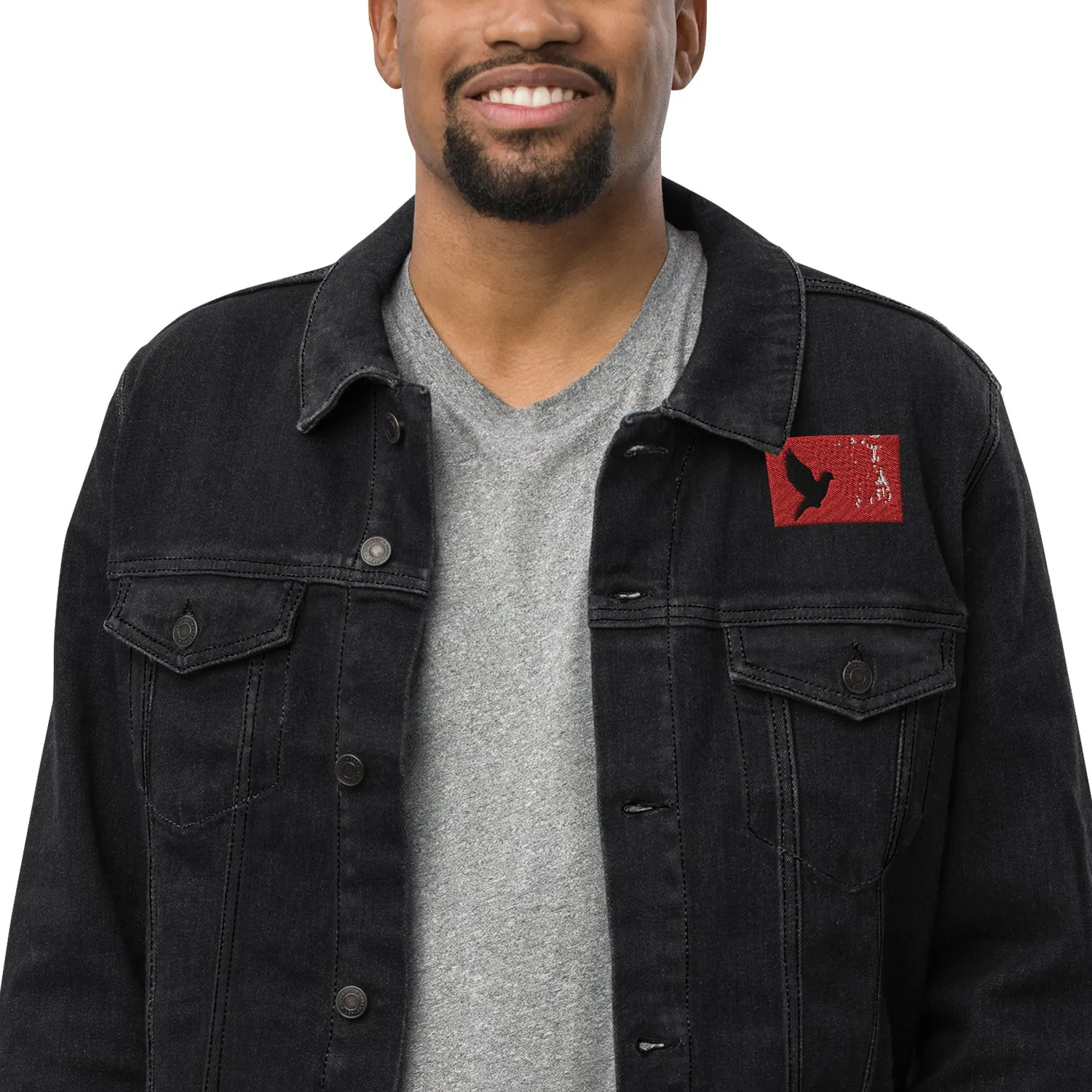 TAKE FLIGHT Unisex Denim Jacket
