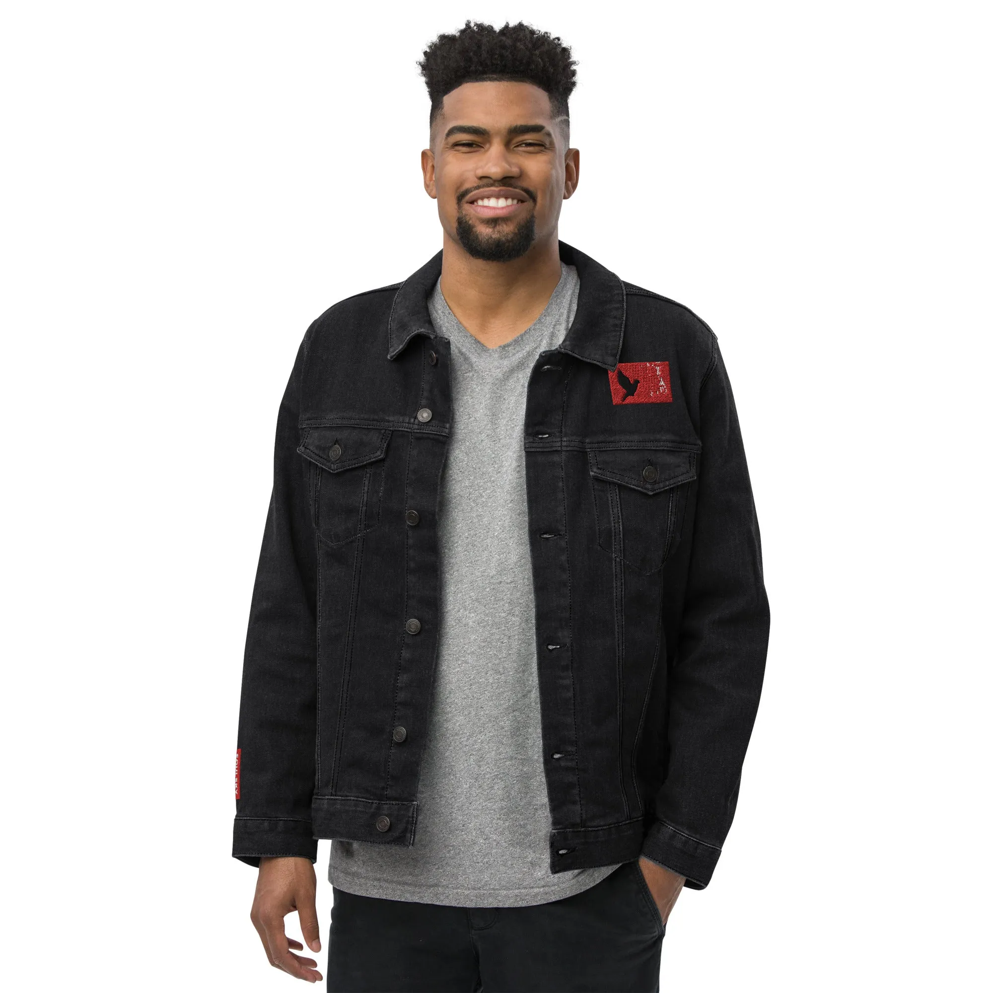 TAKE FLIGHT Unisex Denim Jacket