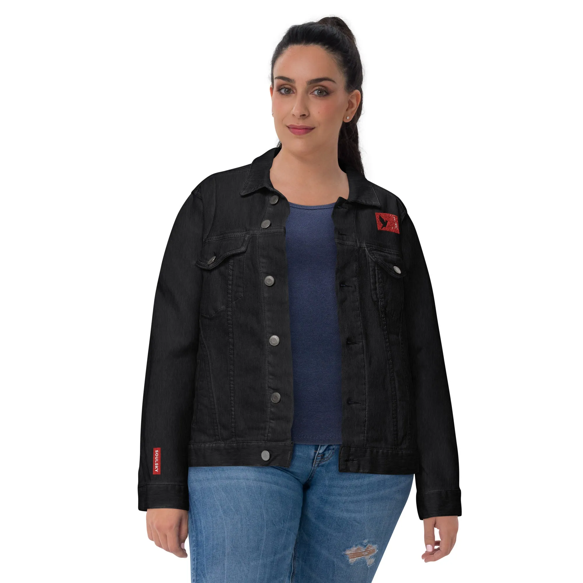 TAKE FLIGHT Unisex Denim Jacket