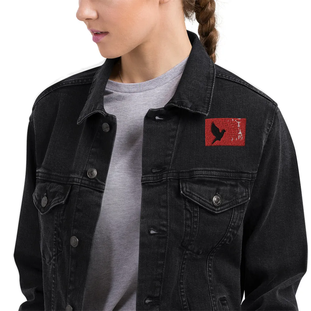 TAKE FLIGHT Unisex Denim Jacket