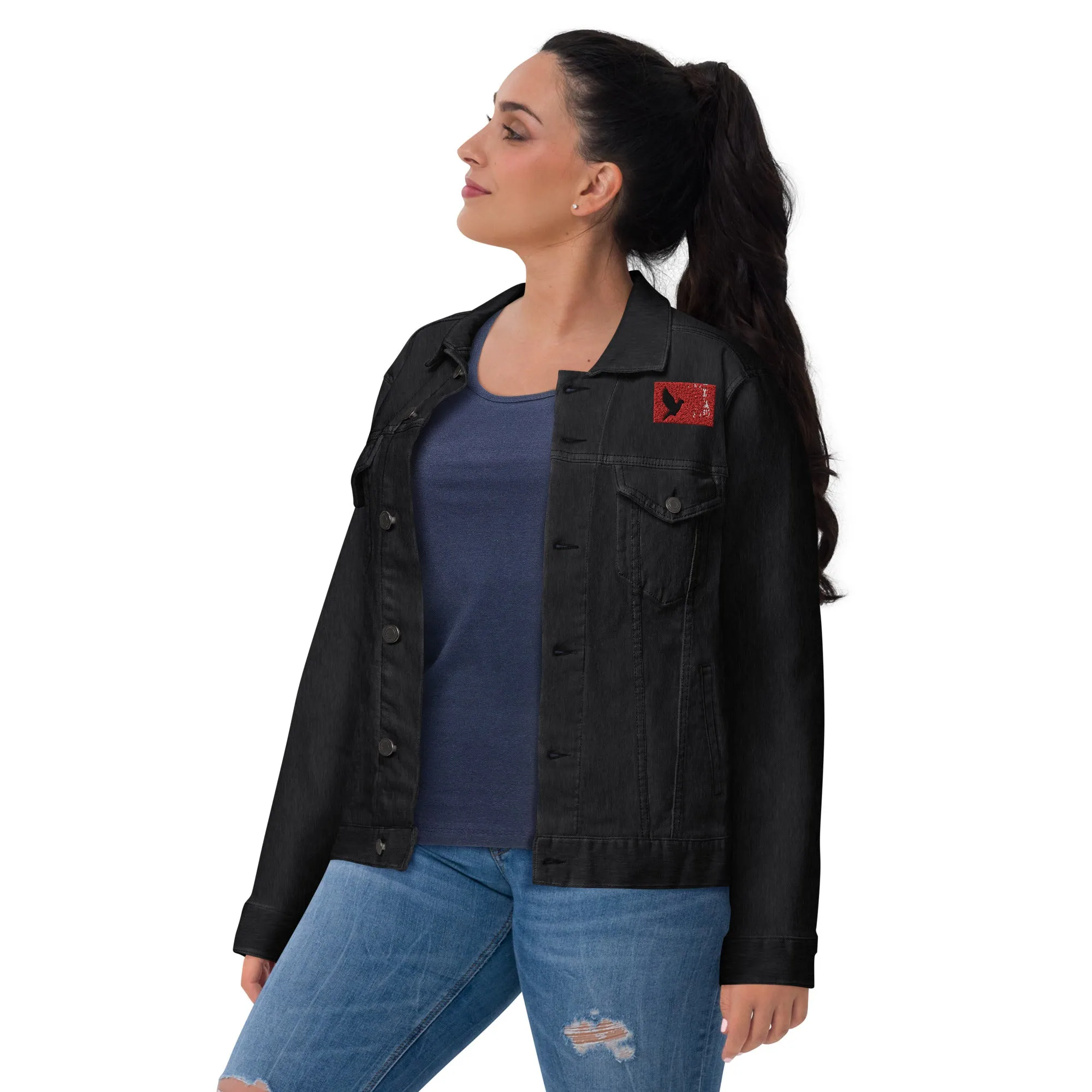TAKE FLIGHT Unisex Denim Jacket
