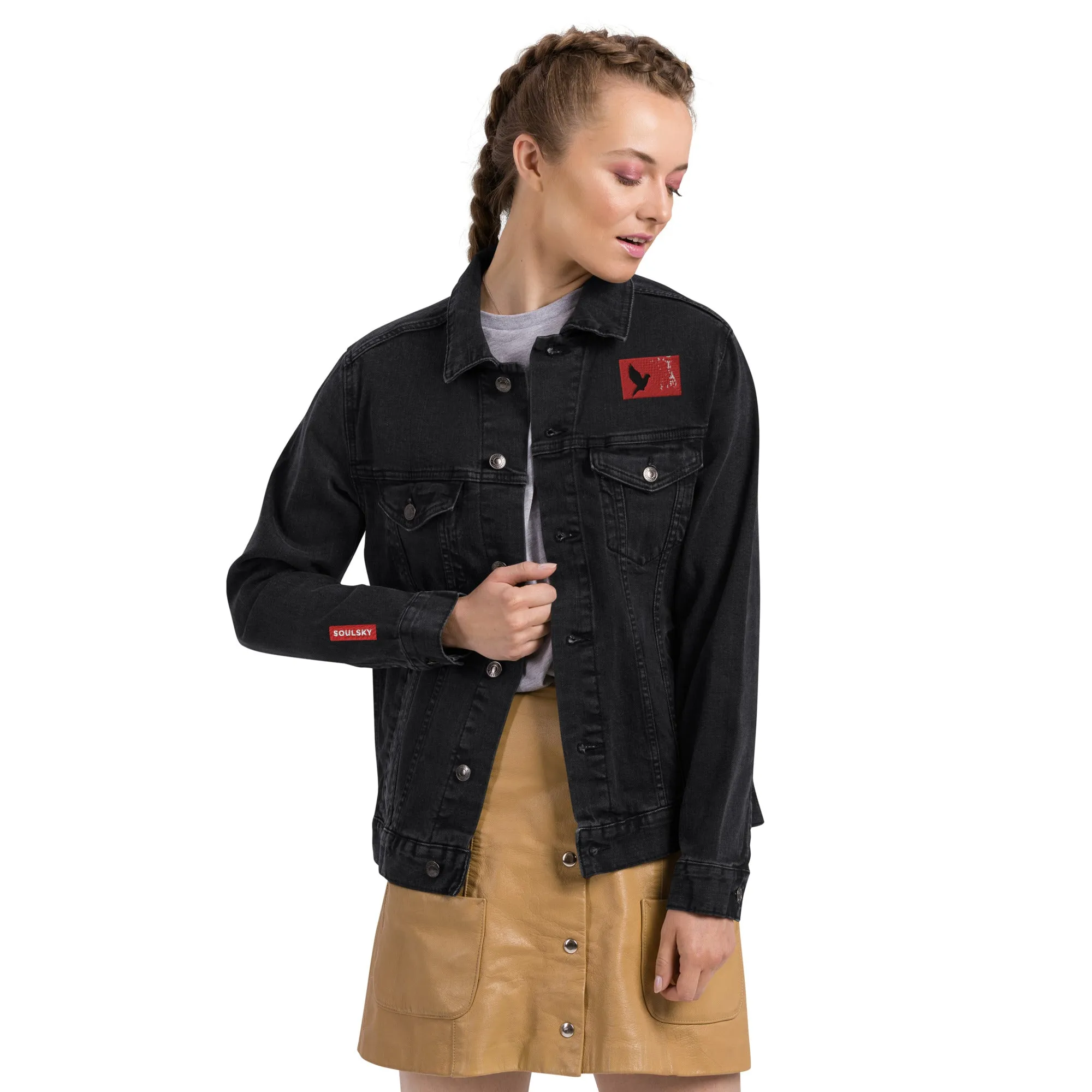 TAKE FLIGHT Unisex Denim Jacket