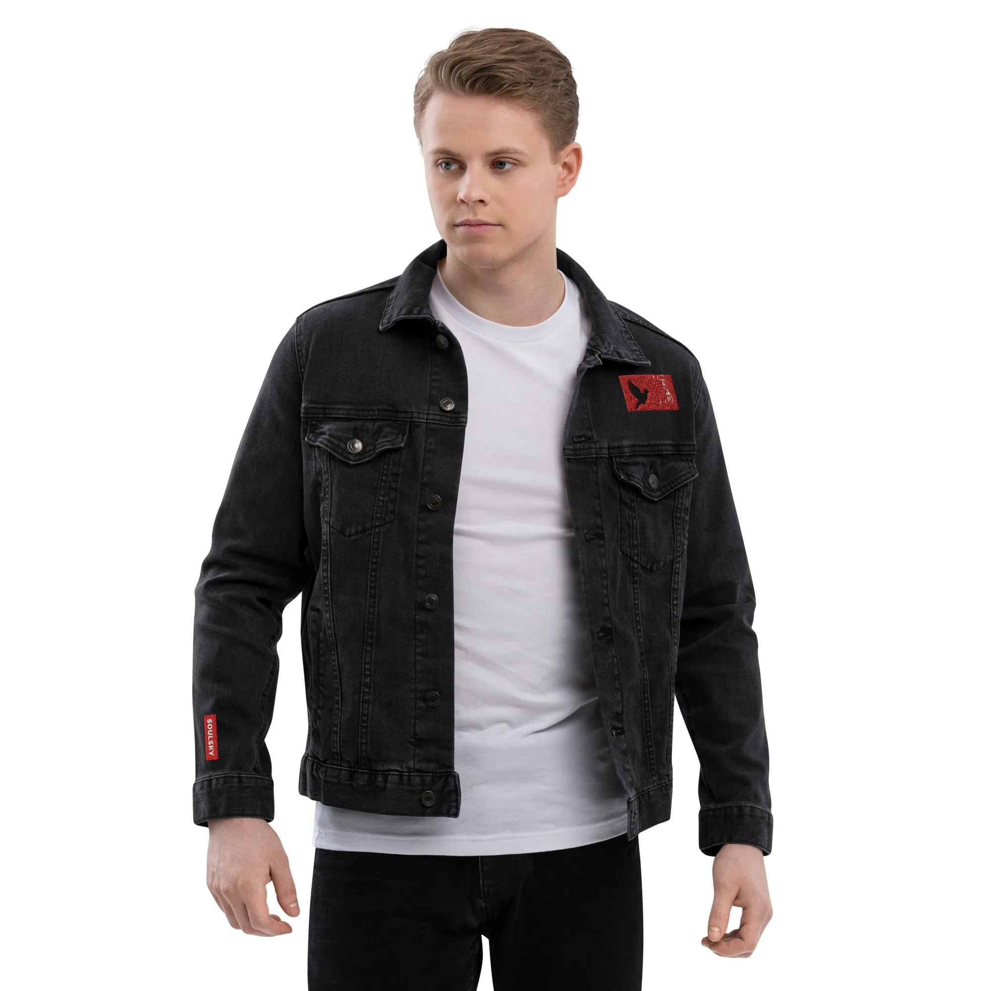 TAKE FLIGHT Unisex Denim Jacket
