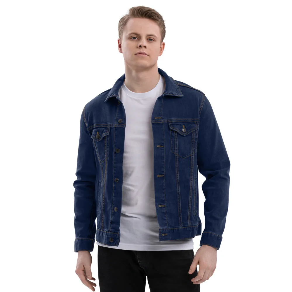 The Groom Black Denim Jacket. Personalized Unisex Embroidery Denim Jacket. Customizable Denim Jacket for Couples. DIY Custom Blue Denim Jacket. Done for You Custom  New Couple Jacket. Honeymoon Jacket. Winter and Fall Jacket for Newly Weds