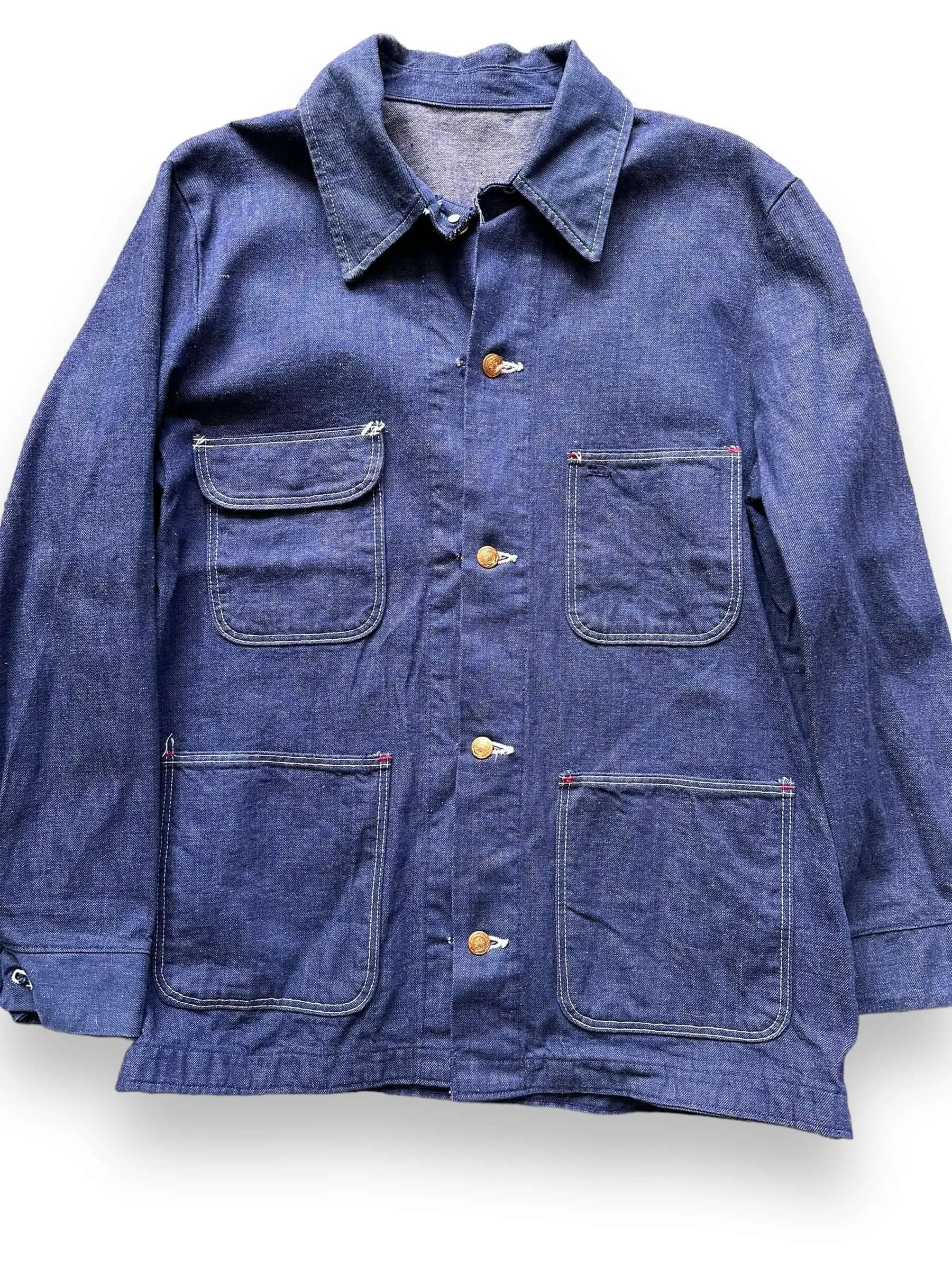 Vintage Wrangler Blue Bell Denim Chore Coat SZ 40 | Vintage Denim Chore Coat